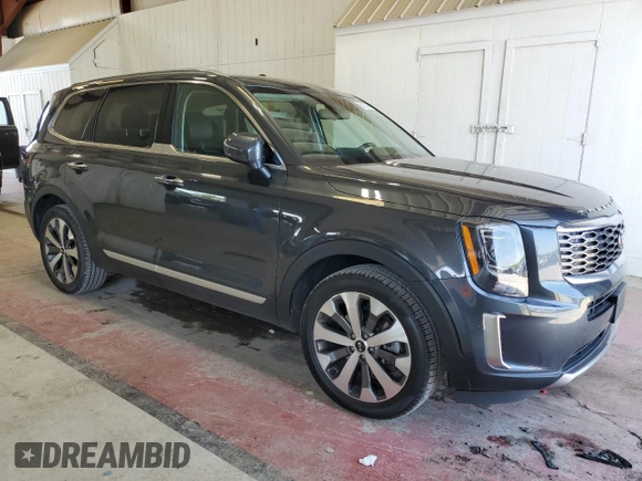2021 Kia Telluride S with VIN 5XYP6DHC4MG186371, listed as a Copart auction lot 62132095 with 56,513 mi miles and Salvage title. Bid and sale history available at DreamBid. Image 4.