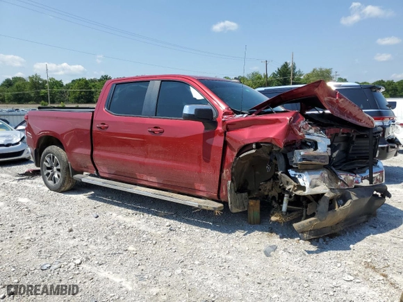 2019 Chevrolet Silverado 1500 LT with VIN 3GCUYDED1KG256157, listed as a Copart auction lot 62864024 with 78,387 mi miles and Non Repairable. Bid and sale history available at carsss.com. Image 4.
