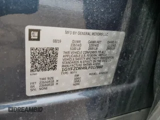 2020 Cadillac XT4 AWD Premium Luxury z VIN 1GYFZDR46LF017880, wystawiony jako Copart lot #51617765 z przebiegiem 42 325 mil mil oraz Czysty tytuł • Clean title. Historia ofert i sprzedaży dostępna na DreamBid. Obrazek 15.