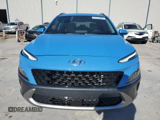 2022 Hyundai Kona Limited with VIN KM8K53A39NU808900, listed as a Copart auction lot 81210963 with 28,021 mi miles and Non repairable. Bid and sale history available at DreamBid. Image 5.