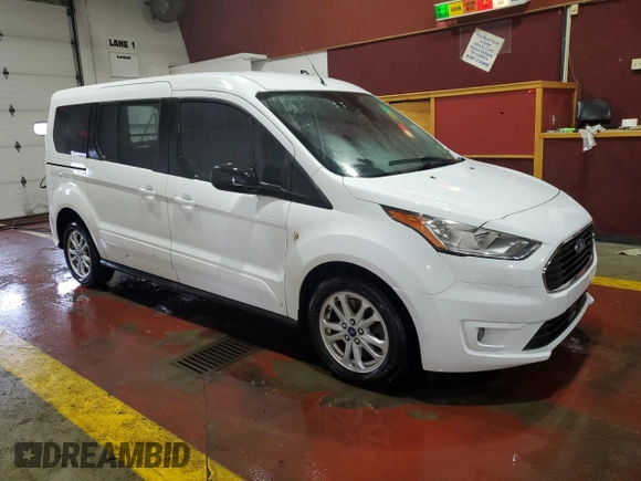 2020 Ford Transit Connect XLT z VIN NM0GS9F27L1436247, wystawiony jako Copart lot #56520525 z przebiegiem 92 557 mil mil oraz Czysty tytuł • Clean title. Historia ofert i sprzedaży dostępna na DreamBid. Obrazek 4.