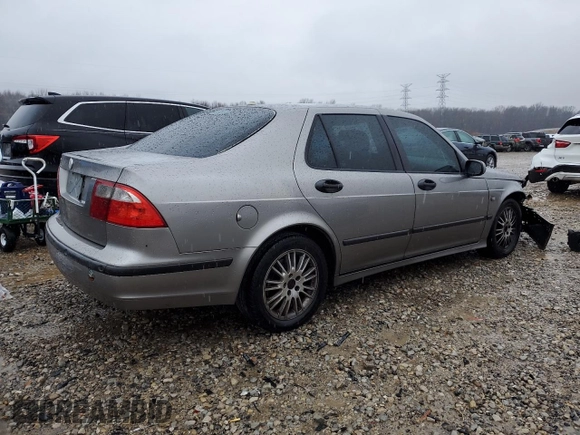 2005 Saab 9-5 Arc with VIN YS3ED49A353518650, listed as a Copart auction lot 44595085 with 220,098 mi miles and Clean Title. Bid and sale history available at carsss.com. Image 3.