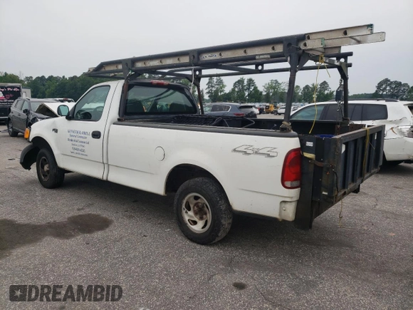 2004 Ford F-150 XL with VIN 2FTRF18244CA43689, listed as a Copart auction lot 57399855 with 152,772 mi miles and Salvage title. Bid and sale history available at DreamBid. Image 2.