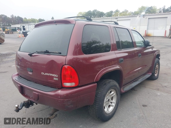 2003 Dodge Durango SLT with VIN 1D4HS48N13F543401, listed as a IAAI auction lot 42191488 with 280,092 mi miles and . Bid and sale history available at DreamBid. Image 4.