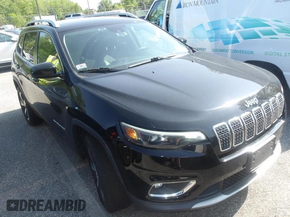 2019 Jeep Cherokee Limited z VIN 1C4PJMDX8KD450811, wystawiony jako IAAI lot #42325611 z przebiegiem 24 422 mil mil oraz . Historia ofert i sprzedaży dostępna na DreamBid. Obrazek 1.