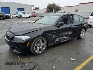 2013 BMW 5 Series 535i with VIN WBAFR7C50DC826588, listed as a Copart auction lot 43291135 with 108,163 mi miles and Salvage Title. Bid and sale history available at DreamBid. Image 1.