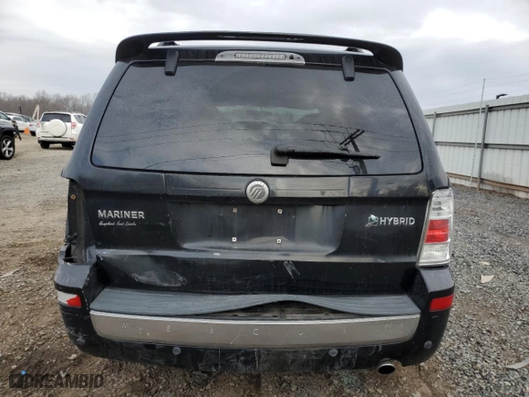 2009 Mercury Mariner Hybrid with VIN 4M2CU29309KJ26655, listed as a Copart auction lot 47494255 with 192,585 mi miles and Salvage Title. Bid and sale history available at carsss.com. Image 6.