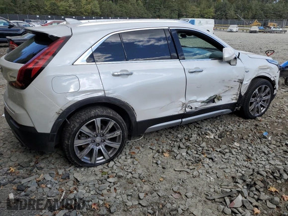 2020 Cadillac XT4 AWD Premium Luxury with VIN 1GYFZDR40LF086211, listed as a Copart auction lot 75734134 with 75,275 mi miles and Salvage title. Bid and sale history available at DreamBid. Image 3.