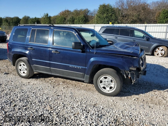2013 Jeep Patriot Sport z VIN 1C4NJPBA3DD130144, wystawiony jako Copart lot #74302753 z przebiegiem 128 813 mil mil oraz Szkoda całkowita • Salvage title. Historia ofert i sprzedaży dostępna na DreamBid. Obrazek 4.