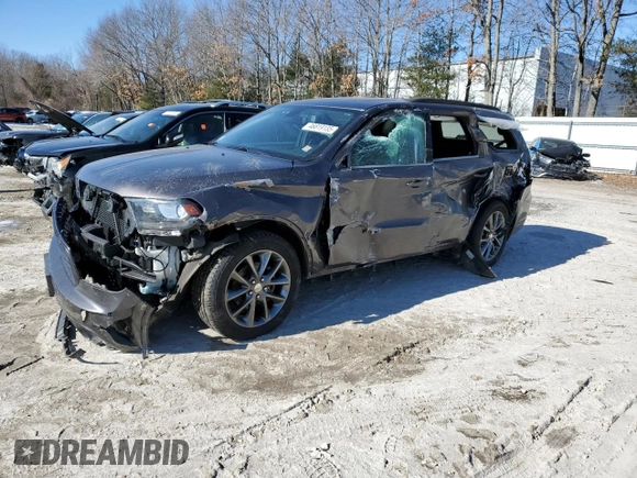 2018 Dodge Durango GT with VIN 1C4RDJDG8JC448494, listed as a Copart auction lot 46819135 with Not Provided miles and Salvage Title. Bid and sale history available at DreamBid. Image 1.