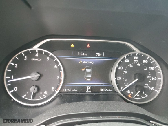 2018 Nissan Maxima S with VIN 1N4AA6APXJC393236, listed as a Copart auction lot 51243945 with 73,763 mi miles and Salvage Title. Bid and sale history available at carsss.com. Image 9.