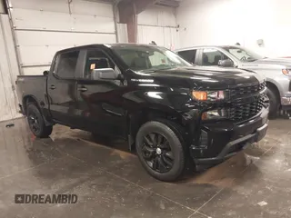 2021 Chevrolet Silverado 1500 Custom with VIN 1GCPYBEK0MZ301074, listed as a IAAI auction lot 40954540 with 40,785 mi miles and . Bid and sale history available at DreamBid. Image 1.