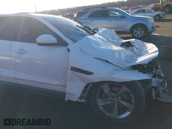 2018 Jaguar F-Pace 25t Premium with VIN SADCJ2FX2JA249006, listed as a IAAI auction lot 41416304 with 88,566 mi miles and . Bid and sale history available at DreamBid. Image 21.