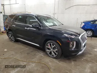 2021 Hyundai Palisade Limited with VIN KM8R5DHE1MU207961, listed as a Copart auction lot 56989515 with 36,416 mi miles and Salvage title. Bid and sale history available at DreamBid. Image 4.