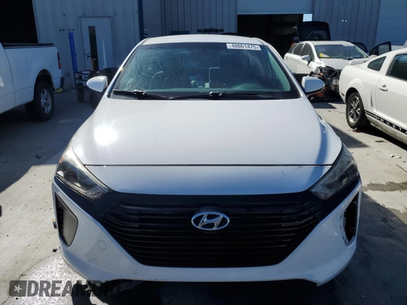 2017 Hyundai Ioniq Blue with VIN KMHC65LC9HU027938, listed as a Copart auction lot 48061475 with 87,612 mi miles and Salvage Title. Bid and sale history available at DreamBid. Image 5.