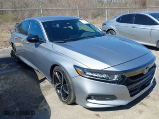 2020 Honda Accord Sedan Sport with VIN 1HGCV1F39LA049428, listed as a IAAI auction lot 41727993 with 154,081 mi miles. Bid and sale history available at carsss.com. Image 1.