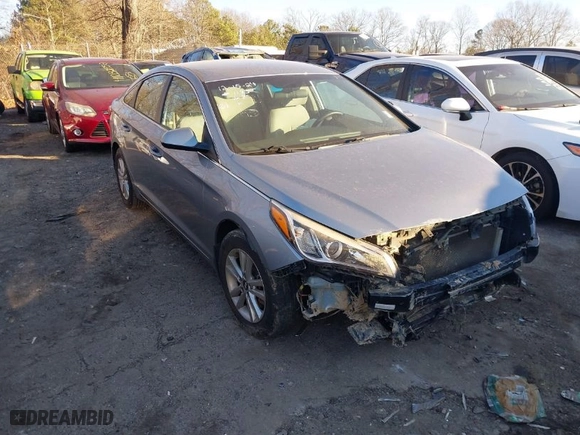 2017 Hyundai Sonata SE with VIN 5NPE24AF0HH568287, listed as a IAAI auction lot 41272571 with 1 mi miles. Bid and sale history available at carsss.com. Image 1.