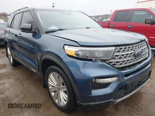 2020 Ford Explorer Limited with VIN 1FMSK7FH9LGB28270, listed as a IAAI auction lot 41527695 with 44,387 mi miles. Bid and sale history available at carsss.com. Image 1.