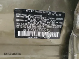 2023 Subaru Forester Touring with VIN JF2SKARC4PH524478, listed as a Copart auction lot 48134965 with 28,765 mi miles and Salvage Title. Bid and sale history available at carsss.com. Image 13.