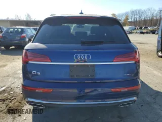 2024 Audi Q5 S line Prestige with VIN WA1FAAFY5R2024106, listed as a Copart auction lot 79076564 with 23,196 mi miles and Salvage title. Bid and sale history available at DreamBid. Image 6.