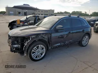 2020 Audi Q5 Premium Plus with VIN WA1BNAFY8L2018701, listed as a Copart auction lot 62367925 with Not provided miles and Salvage title. Bid and sale history available at DreamBid. Image 1.