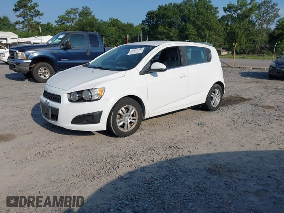 2012 Chevrolet Sonic LT with VIN 1G1JC6SH3C4104943, listed as a IAAI auction lot 42573791 with 118,316 mi miles and . Bid and sale history available at DreamBid. Image 2.