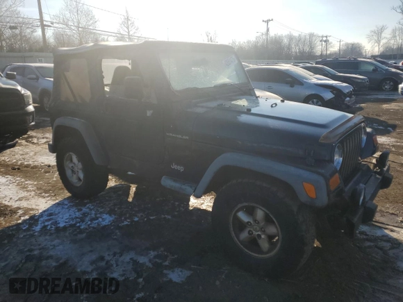 2001 Jeep Wrangler SE with VIN 1J4FA29P11P322524, listed as a Copart auction lot 42051475 with 281,929 mi miles and Clean Title. Bid and sale history available at carsss.com. Image 4.