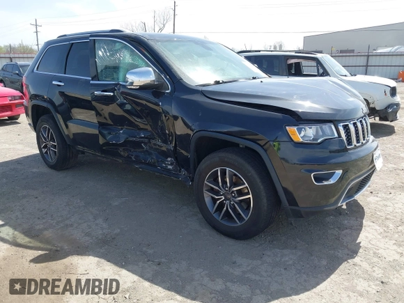 2019 Jeep Grand Cherokee Limited with VIN 1C4RJFBG0KC842131, listed as a IAAI auction lot 41813345 with 59,164 mi miles. Bid and sale history available at carsss.com. Image 1.
