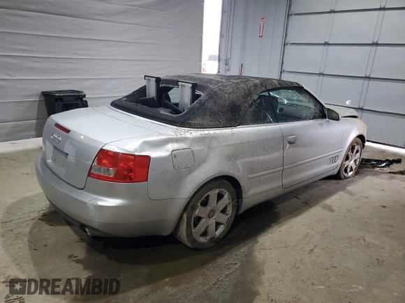 2006 Audi A4 3.0L z VIN WAUDT48H96K007937, wystawiony jako Copart lot #50679815 z przebiegiem 114 456 mil mil oraz Szkoda całkowita • Salvage title. Historia ofert i sprzedaży dostępna na DreamBid. Obrazek 3.
