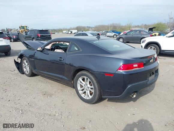 2014 Chevrolet Camaro LS with VIN 2G1FA1E36E9137949, listed as a IAAI auction lot 41985075 with 1 mi miles. Bid and sale history available at carsss.com. Image 3.
