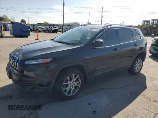 2014 Jeep Cherokee Latitude z VIN 1C4PJLCB3EW170920, wystawiony jako Copart lot #54821795 z przebiegiem 75 814 mil mil oraz Szkoda całkowita • Salvage title. Historia ofert i sprzedaży dostępna na DreamBid. Obrazek 1.
