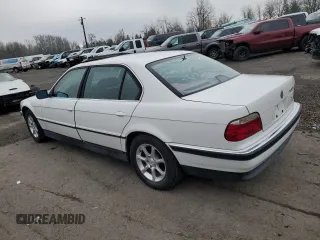1997 BMW 7 Series 740il with VIN WBAGJ8320VDL44402, listed as a Copart auction lot 88988165 with 167,187 mi miles and Clean Title. Bid and sale history available at carsss.com. Image 2.