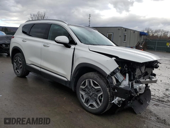 2023 Hyundai Santa Fe Hybrid Limited with VIN 5NMS5DA17PH002511, listed as a Copart auction lot 38086224 with 13,732 mi miles. Bid and sale history available at carsss.com. Image 4.
