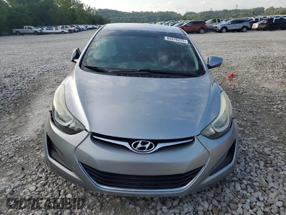 2016 Hyundai Elantra SE with VIN 5NPDH4AE9GH680845, listed as a Copart auction lot 64576225 with 164,485 mi miles and Clean title. Bid and sale history available at DreamBid. Image 5.