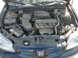 2001 Honda Civic LX with VIN 1HGES15501L043197, listed as a Copart auction lot 54095545 with 165,680 mi miles and Clean Title. Bid and sale history available at carsss.com. Image 11.