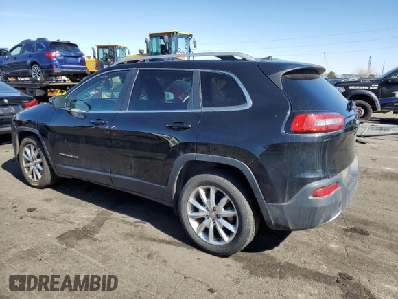 2017 Jeep Cherokee Limited with VIN 1C4PJLDB4HW516170, listed as a Copart auction lot 48109865 with 151,647 mi miles and Salvage Title. Bid and sale history available at carsss.com. Image 2.