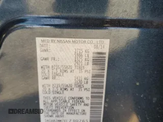 2014 Nissan Pathfinder SV with VIN 5N1AR2MM7EC730265, listed as a Copart auction lot 52256905 with 153,595 mi miles and Salvage Title. Bid and sale history available at carsss.com. Image 13.