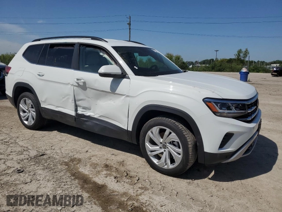 2023 Volkswagen Atlas SE с VIN 1V2HR2CA6PC534636, выставлен на аукционе Copart как лот 57230195 с пробегом 21 961 миль миль и Списание • Salvage title. История ставок и продаж доступна на DreamBid. Изображение 4.