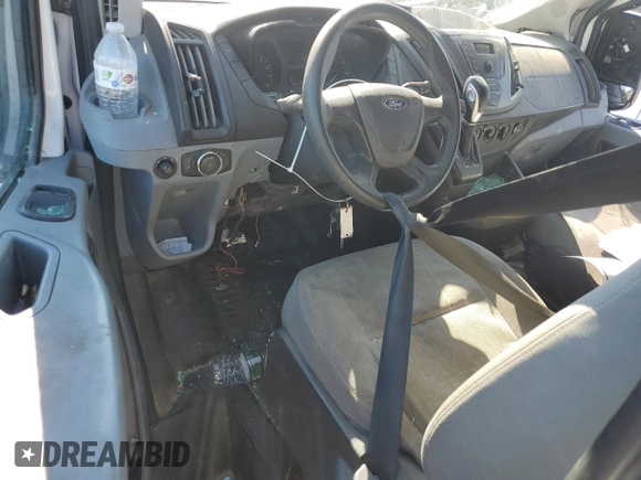 2017 Ford Transit with VIN 1FTYE1CM9HKA61291, listed as a Copart auction lot 45279495 with Not Provided miles and Salvage Title. Bid and sale history available at DreamBid. Image 8.