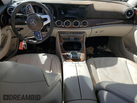 2020 Mercedes-Benz E-Class E 350 with VIN W1KZF8DB0LA827095, listed as a Copart auction lot 49979255 with 0 mi miles and Salvage Title. Bid and sale history available at carsss.com. Image 8.
