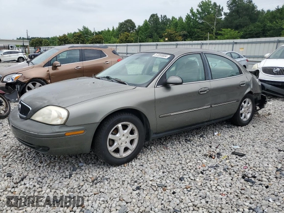 2001 Mercury Sable with VIN 1MEFM53U01A627026, listed as a Copart auction lot 57355804 with 248,244 mi miles and Salvage title. Bid and sale history available at DreamBid. Image 1.