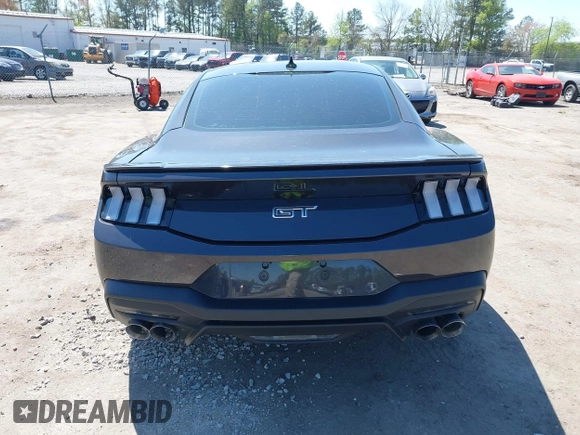 2024 Ford Mustang GT with VIN 1FA6P8CF7R5416671, listed as a IAAI auction lot 41961232 with 8,805 mi miles. Bid and sale history available at carsss.com. Image 16.