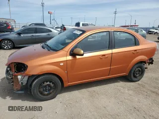 2007 Chevrolet Aveo LS z VIN KL1TD566X7B123031, wystawiony jako Copart lot #55264755 z przebiegiem 255 642 mil mil oraz Szkoda całkowita • Salvage title. Historia ofert i sprzedaży dostępna na DreamBid. Obrazek 1.