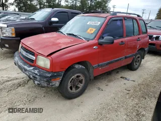2002 Chevrolet Tracker z VIN 2CNBE13C126918772, wystawiony jako Copart lot #42343685 z przebiegiem Nie podano mil oraz Szkoda całkowita • Salvage title. Historia ofert i sprzedaży dostępna na DreamBid. Obrazek 1.