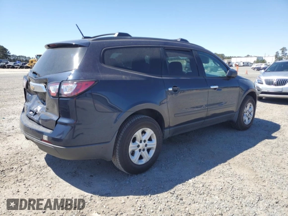 2017 Chevrolet Traverse LS with VIN 1GNKRFED5HJ165598, listed as a Copart auction lot 50578715 with Not provided miles and Salvage title. Bid and sale history available at DreamBid. Image 3.