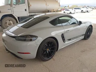 2024 Porsche 718 Cayman with VIN WP0AA2A83RK255017, listed as a IAAI auction lot 41745890 with 15,429 mi miles and . Bid and sale history available at DreamBid. Image 4.