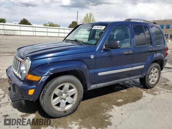 2006 Jeep Liberty Limited z VIN 1J4GL58K16W162678, wystawiony jako Copart lot #54746165 z przebiegiem 188 372 mil mil oraz Szkoda całkowita • Salvage title. Historia ofert i sprzedaży dostępna na DreamBid. Obrazek 1.