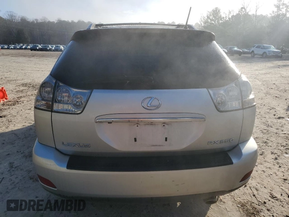 2008 Lexus RX 350 with VIN 2T2GK31U48C041823, listed as a Copart auction lot 86062904 with 151,604 mi miles and Salvage Title. Bid and sale history available at DreamBid. Image 6.