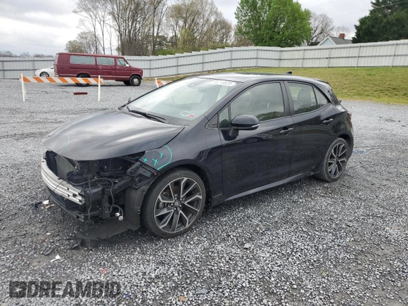 2020 Toyota Corolla Hatchback XSE with VIN JTNC4RBE1L3086271, listed as a Copart auction lot 50219525 with 65,077 mi miles and Salvage Title. Bid and sale history available at carsss.com. Image 1.