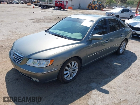 2006 Hyundai Azera SE with VIN KMHFC46F76A100535, listed as a IAAI auction lot 41969960 with 91,131 mi miles and . Bid and sale history available at DreamBid. Image 2.
